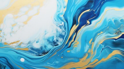 marble abstract background texture. Abstract ocean. Natural Luxury. Creative abstract hand painted background, wallpaper, texture, close-up fragment of acrylic painting. Acrylic swirls