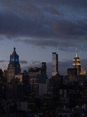 Obraz premium Midtown Manhattan skyline at dusk