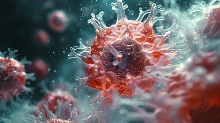 Graceful Amoebas in Motion A Glimpse into the Invisible World of Microscopic in Water