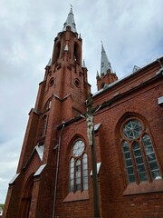 Fototapeta premium building of old catholic church