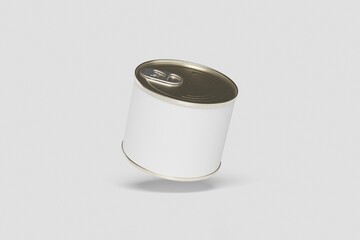 Blank Tin Can Mockup