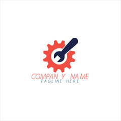 Car Garage Premium Concept Logo Design
