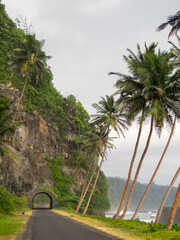 Santa Catarina Tunnel by the sea in São Tomé island