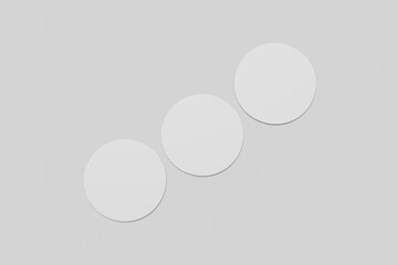 Blank Sticker Mockup