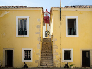 São Sebastião Fort interior buildings, São Tomé city