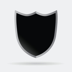 Shield Icon in trendy flat style isolated on grey background. Sheild symbol for your web site design, logo, app, UI/ux. Vector design element illustration