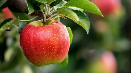 The Vibrant Beauty of Red Apple Fruit