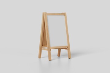 Blank Sandwich Board Mockup