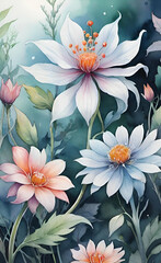 Obraz premium Flower background 