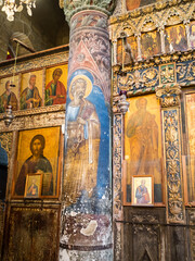 Agios Mamas Church interior frescos