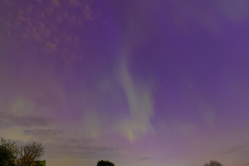 Aurora Borealis over Newcastle upon Tyne