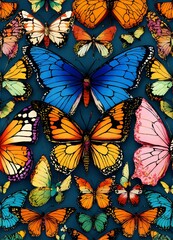 pattern with butterflies