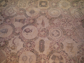 Mosaic from the House of Dionysus in Paphos Archeological Site