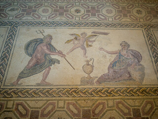 Mosaic from the House of Dionysus in Paphos Archeological Site