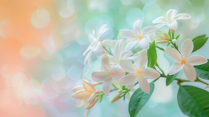 A bunch of white flowers with yellow centers