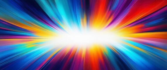Obraz premium An abstract canvas comes alive with bold brushstrokes, each layer a testament to the artist's vibrant vision.
