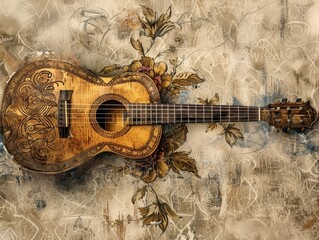 Expressive Typography Art: Diving into the World of Guitar and Repair