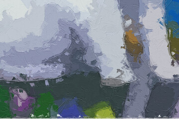 Oil paintings and various flowers, lotus leaves, cats, dogs, birds, scenery, butterflies, and beauty