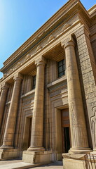 Obraz premium Egyptian Museum Cairo Egypt Afternoon Under the br_002