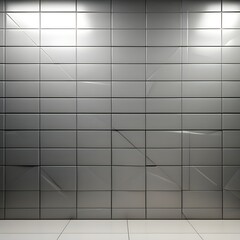 Polished, Semigloss Wall background with tiles. Triangular, tile Wallpaper with 3D, Black blocks. 3D Render
