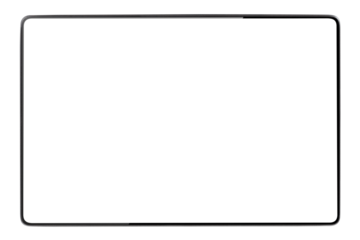 Tablet computer cut out
