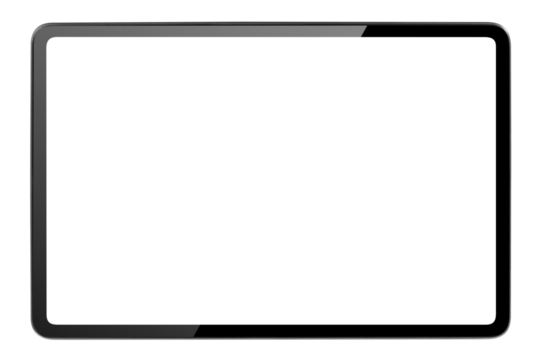 Tablet computer cut out
