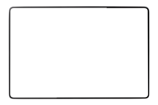 Tablet computer cut out