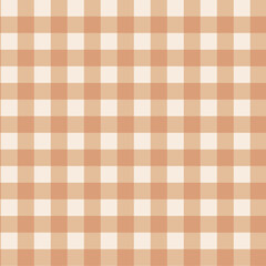 Gingham pattern seamless Plaid repeat in pink and white. Design for print, tartan, gift wrap, textiles, checkered background for tablecloth