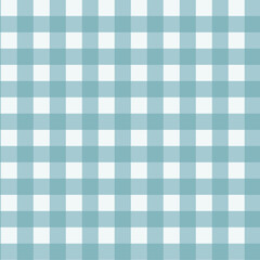 Gingham pattern seamless Plaid repeat in green and white. Design for print, tartan, gift wrap, textiles, checkered background for tablecloth
