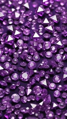 luxurious background of purple diamonds