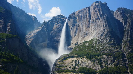 Yosemite USA During the day Under the bright sun Y_008