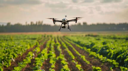 Witness the evolution of agriculture as farmers utilize drones equipped with AI-powered sensors to monitor crop health and optimize yields