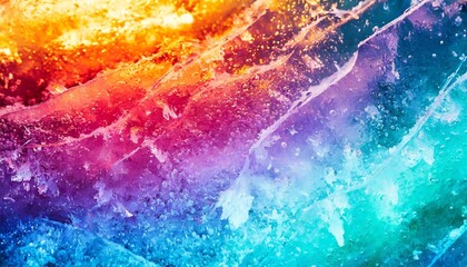 multicolored glow ice texture background