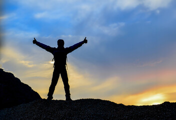 selfless, successful and fighting spirit person