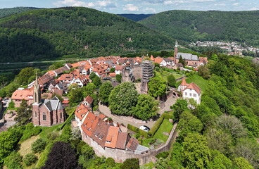 Luftaufnahme von Dilsberg