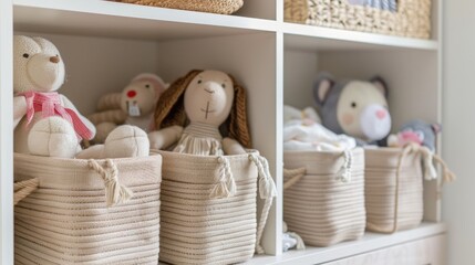 Add a touch of style to your children s room with chic beige toy storage baskets perfect for organizing toys and rag dolls Discover creative nursery storage ideas to tidy up the space reduce