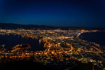 Fototapeta premium 北海道_函館山からの夜景
