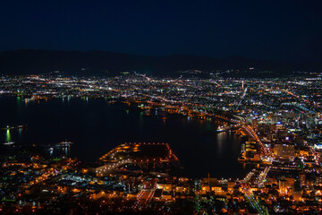 Obraz premium 北海道_絶景の函館夜景