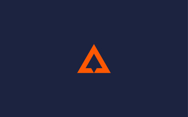 letter a with arrow logo icon design vector design template inspiration