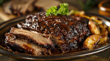 Celebrate Brisket Day at a local national or even international level with a mouthwatering plate of brisket perched on the global culinary stage