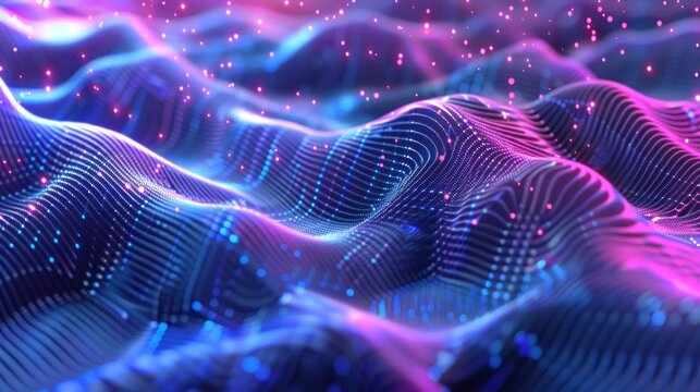 Technology abstract futuristic background for internet business AI generated