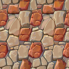 Fototapeta premium Game Tileset Assets for Digital Environments