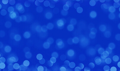 Blue bokeh background banner for Party, greetings, poster, ad, events, and various design works