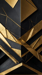 Obraz premium Golden abstract vertical wallpaper