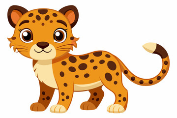 jaguar cartoon vector illustration