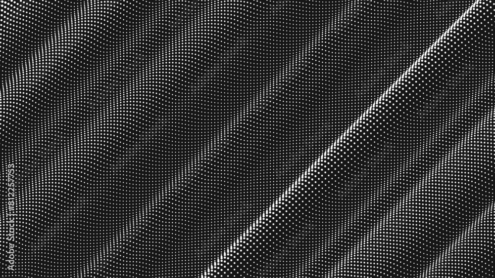 Sticker point wave diagonal texture. abstract dot background. technological cyberspace background.