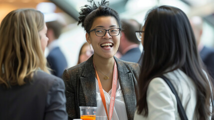 Group of People Engaged in Conversation
