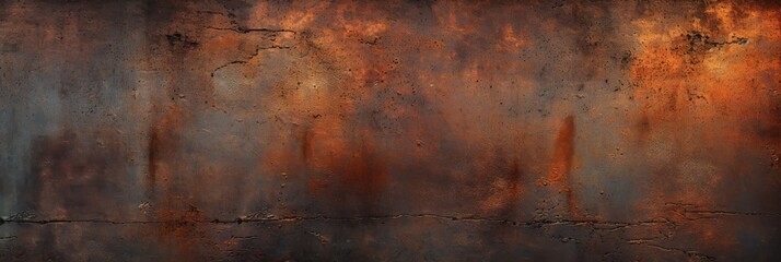Textured Rusty Metal Surface, Aged Iron Wall. Corroded Metal Background