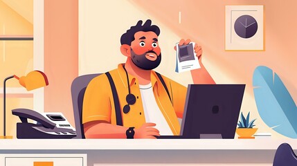 Client Relationship Manager's professional environment in accounting & finance industry with attention to detail and dedication