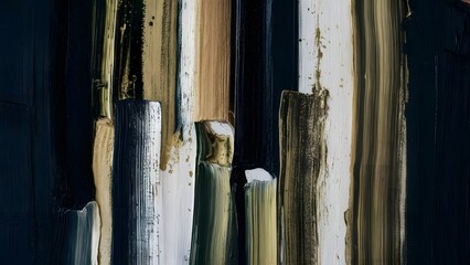  the intricate richness of abstract painting in close-up shots, showcasing textured black art with oil brushstrokes. 